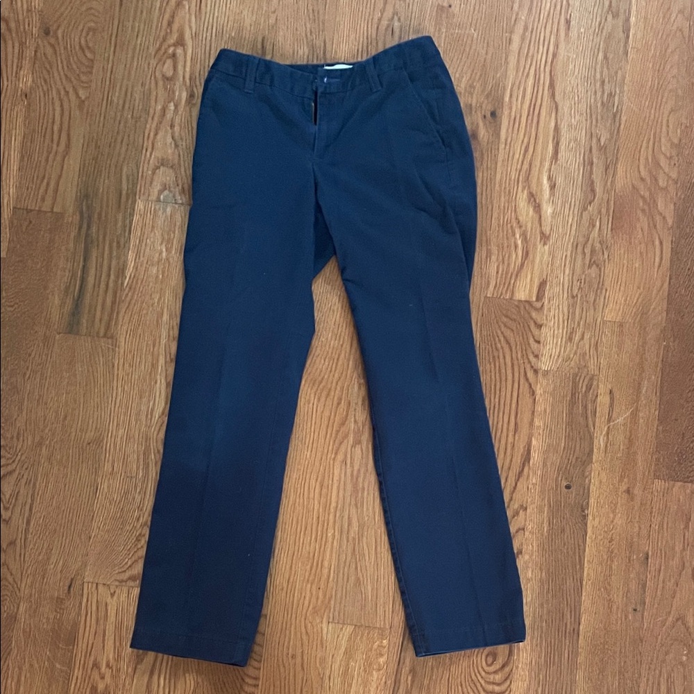 Lands' End Girl’s Dark Blue Chinos